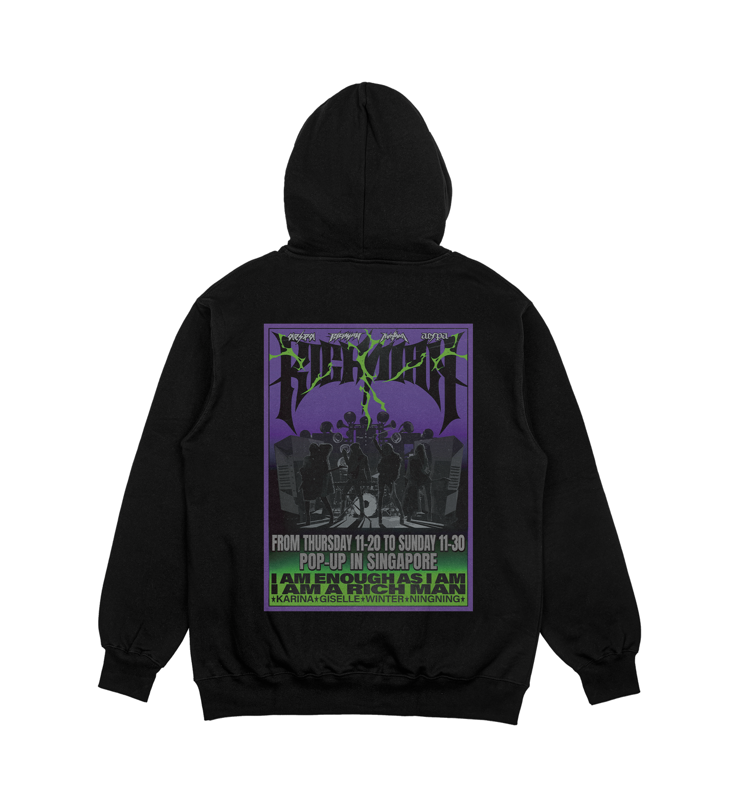SG HOODIE ZIP-UP-aespa WEEK - #Rich_Man POP-UP MD