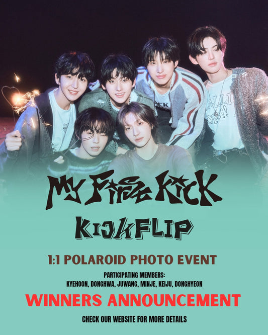 [SINGAPORE 1:1 POLAROID PHOTO EVENT] KickFlip - 4th Mini Album [My First Kick] (Digipack Ver.)