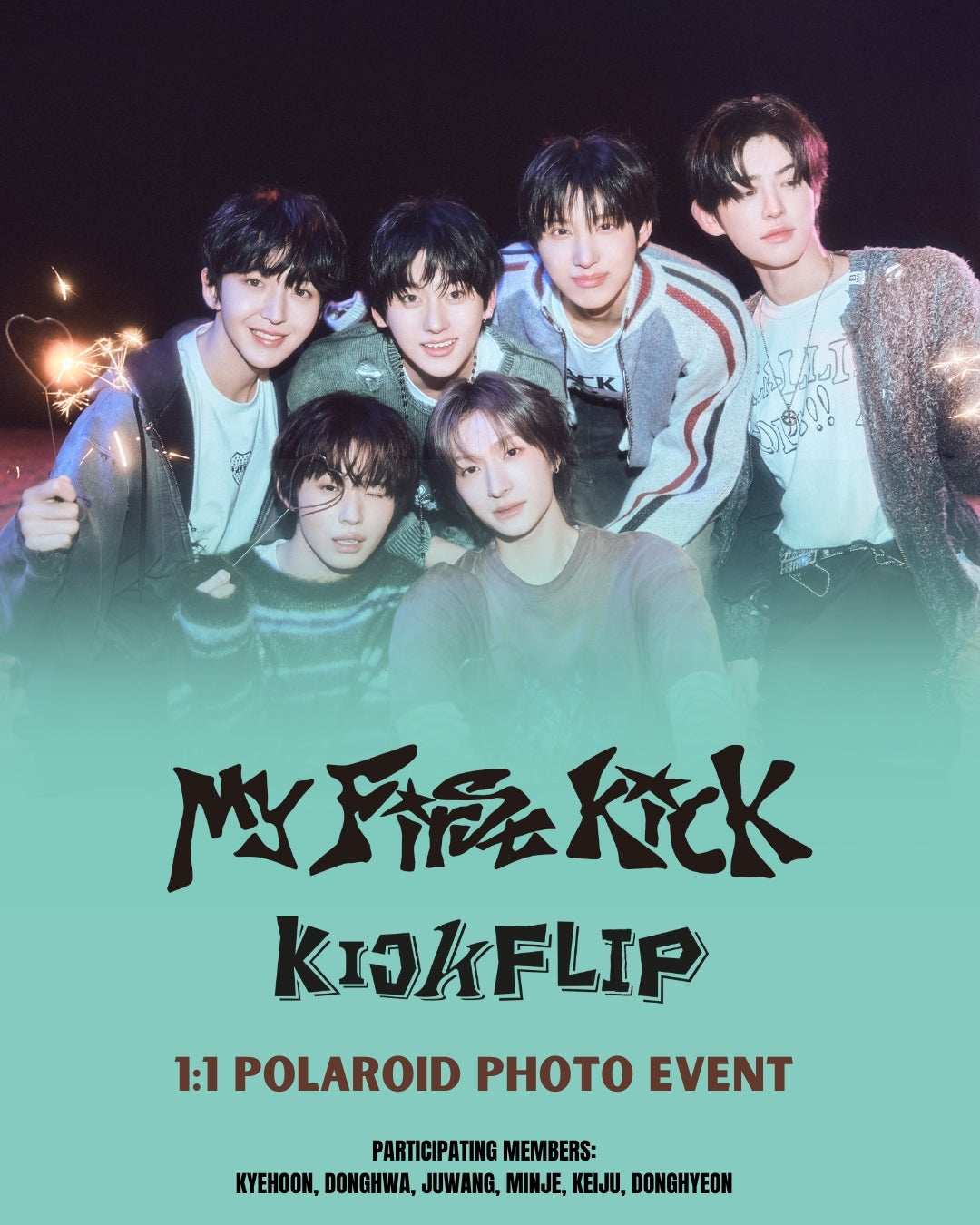 [SINGAPORE 1:1 POLAROID PHOTO EVENT] KickFlip - 4th Mini Album [My First Kick] (Digipack Ver.)