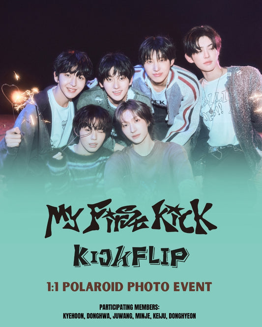 [SINGAPORE 1:1 POLAROID PHOTO EVENT] KickFlip - 4th Mini Album [My First Kick] (Digipack Ver.)