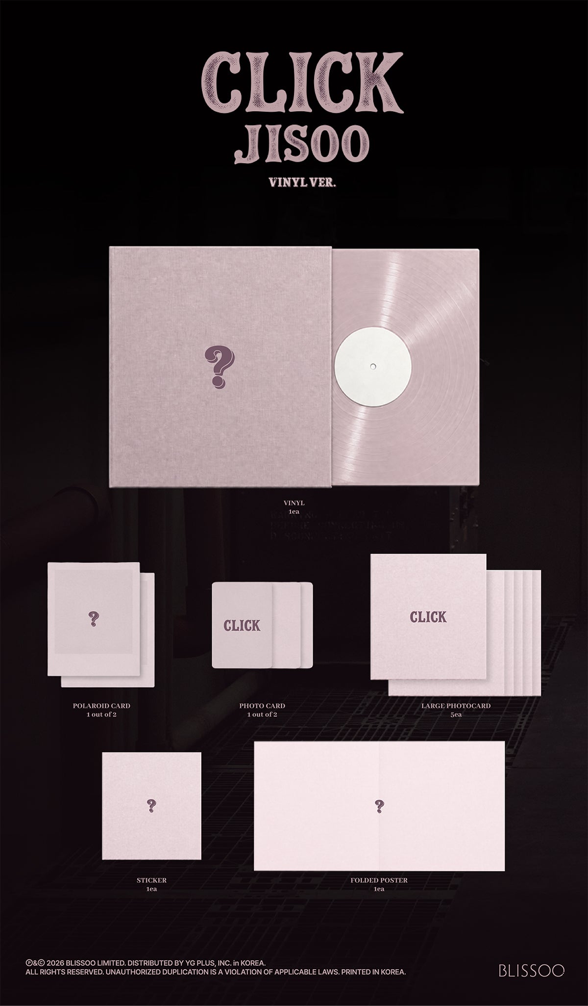 JISOO - Single Album [CLICK]