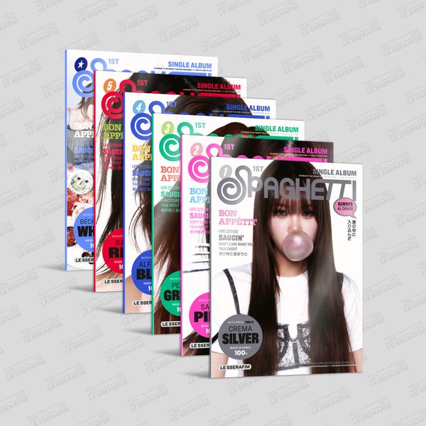 LE SSERAFIM - 1st Single Album [SPAGHETTI]