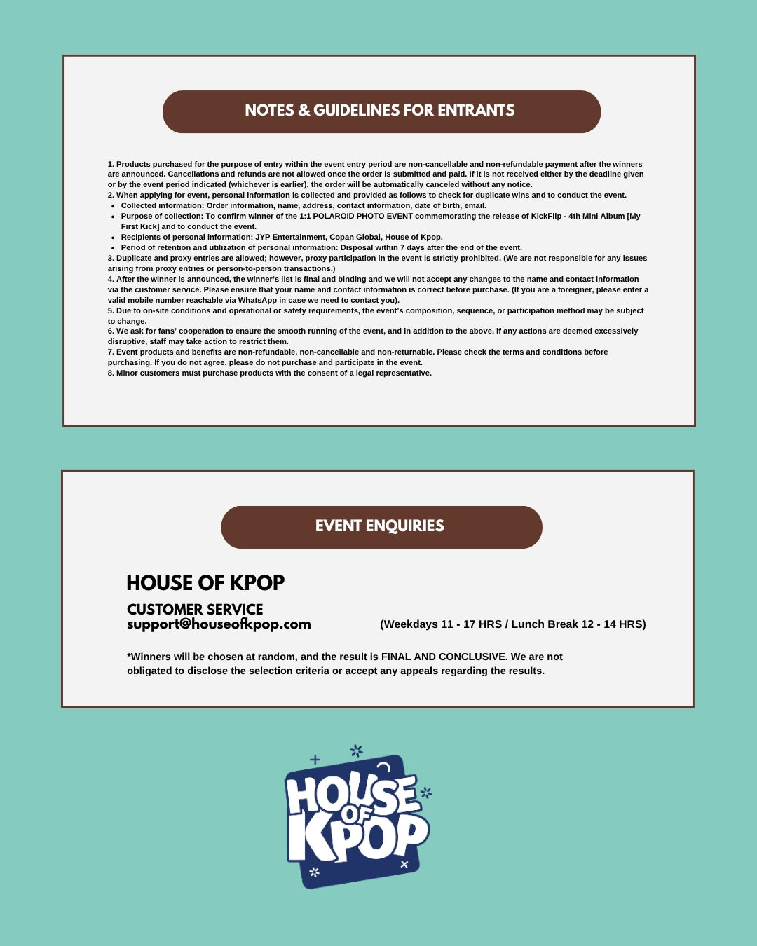 [SINGAPORE 1:1 POLAROID PHOTO EVENT] KickFlip - 4th Mini Album [My First Kick] (Digipack Ver.)