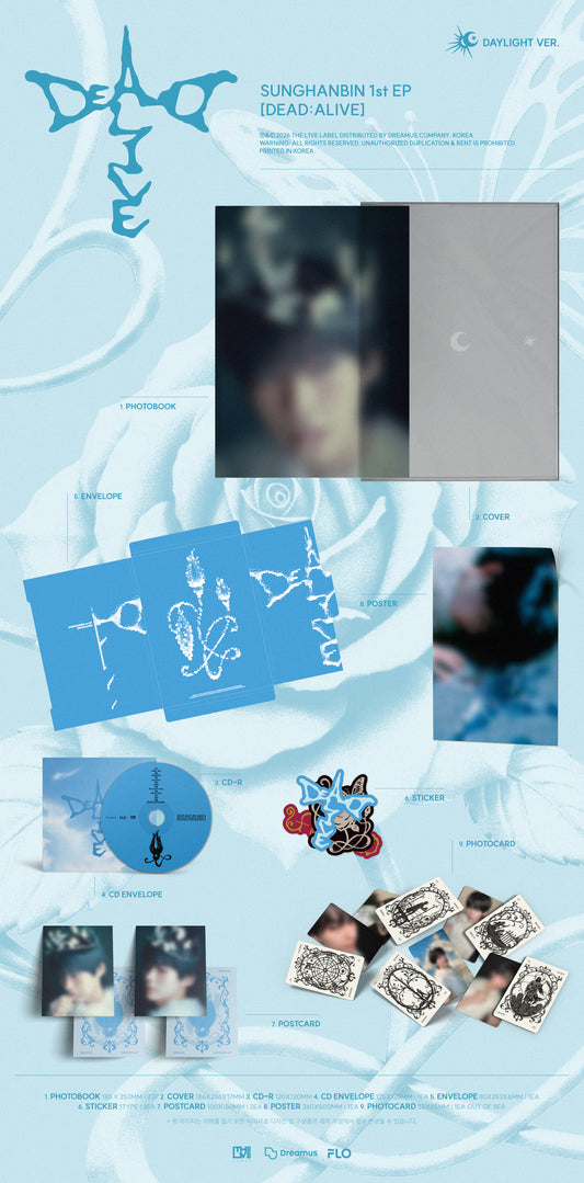 SUNG HANBIN - 1st Mini Album [DEAD:ALIVE]