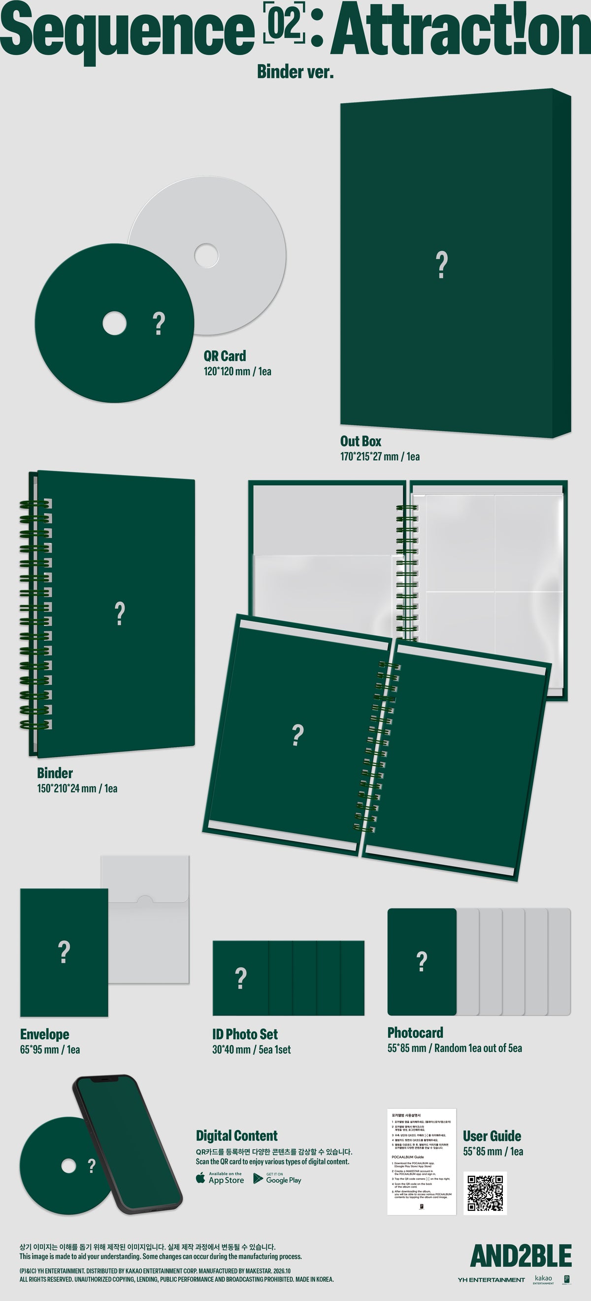 AND2BLE - 2nd Mini Album [Sequence 02: Attraction]