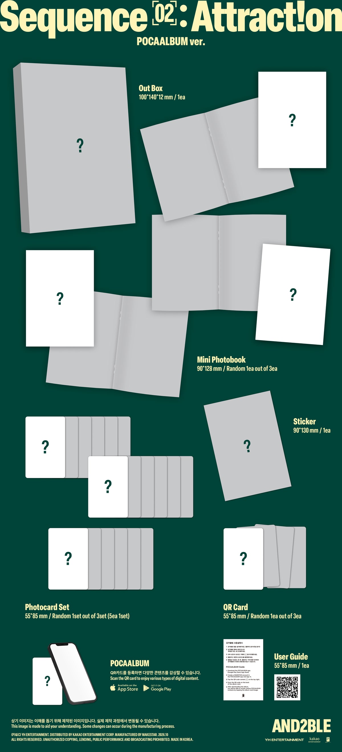 AND2BLE - 2nd Mini Album [Sequence 02: Attraction]