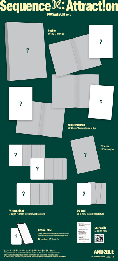 AND2BLE - 2nd Mini Album [Sequence 02: Attraction]