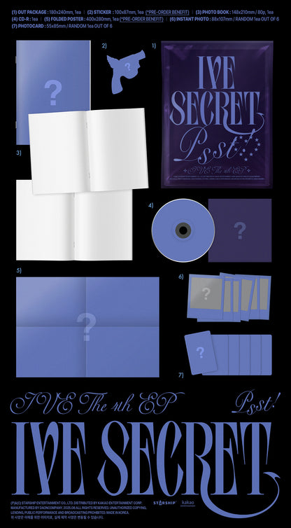 IVE - 4th Mini Album [IVE SECRET]