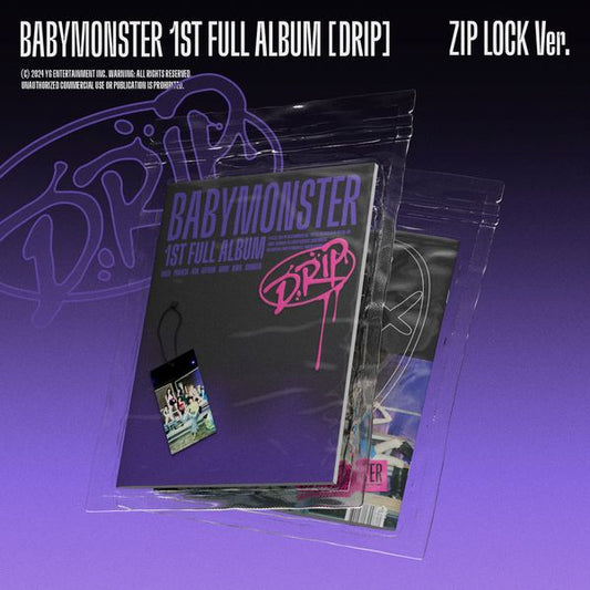 BABYMONSTER - 1st FULL Album [DRIP] — ZIP LOCK Ver.