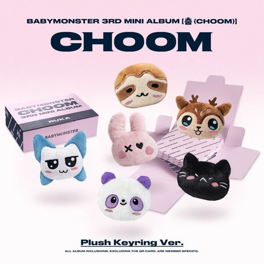 BABYMONSTER - 3rd MINI ALBUM [춤 (CHOOM)] — Plush Keyring Ver.