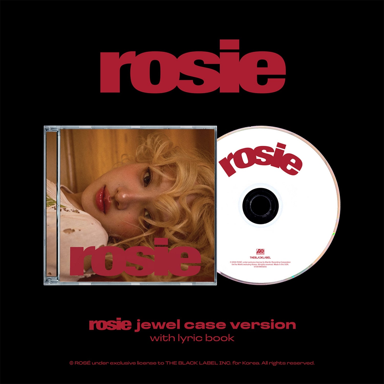 BLACKPINK Rosé - rosie / first studio album — JEWEL
