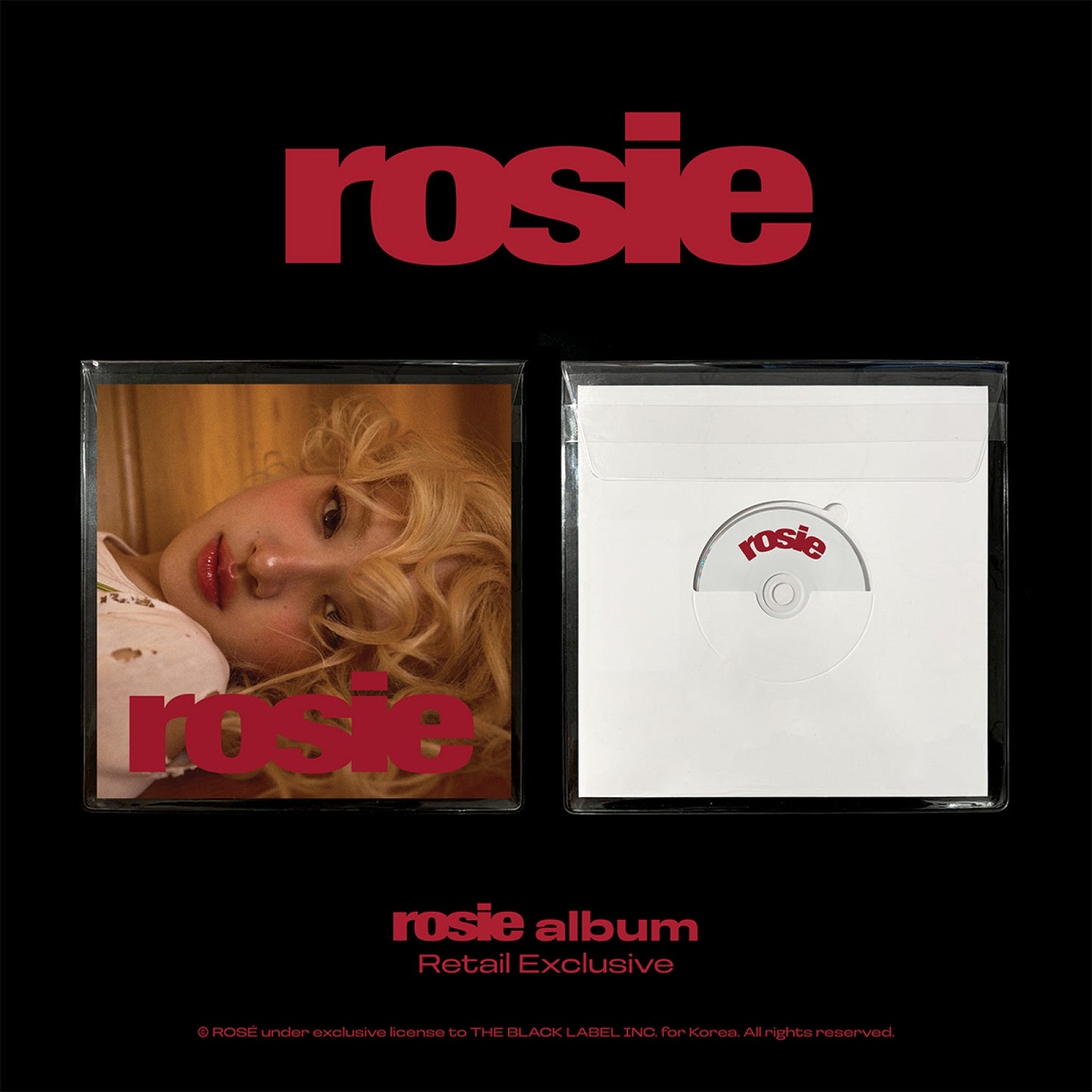 BLACKPINK Rosé - rosie / first studio album — Retail Exclusive