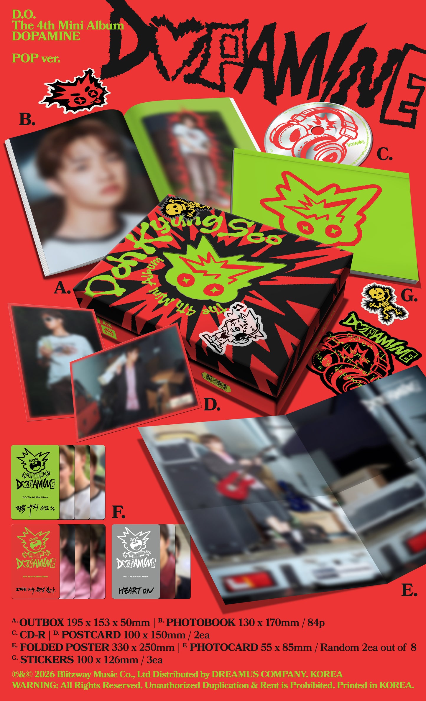 D.O. - 4th Mini Album [DOPAMINE]