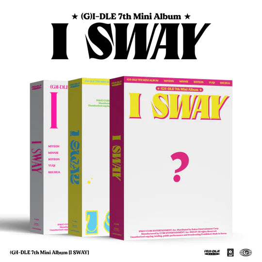 (G)I-DLE - 7th Mini Album [I SWAY] — (G)I-DLE - 7th Mini Album [I SWAY] (Random Ver.)