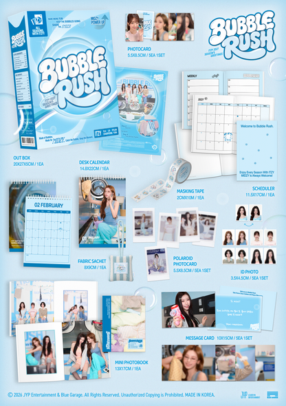 [INCLUDE WITHMUU POB] ITZY - 2027 Season's Greetings [BUBBLE RUSH]