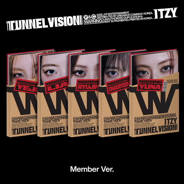 ITZY - [TUNNEL VISION] — ITZY - [TUNNEL VISION] (Member Ver.) (Random Ver.)