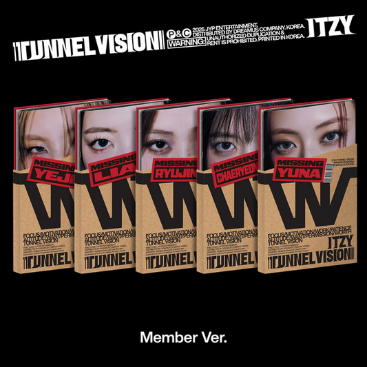 ITZY - [TUNNEL VISION] — ITZY - [TUNNEL VISION] (Member Ver.) (Random Ver.)