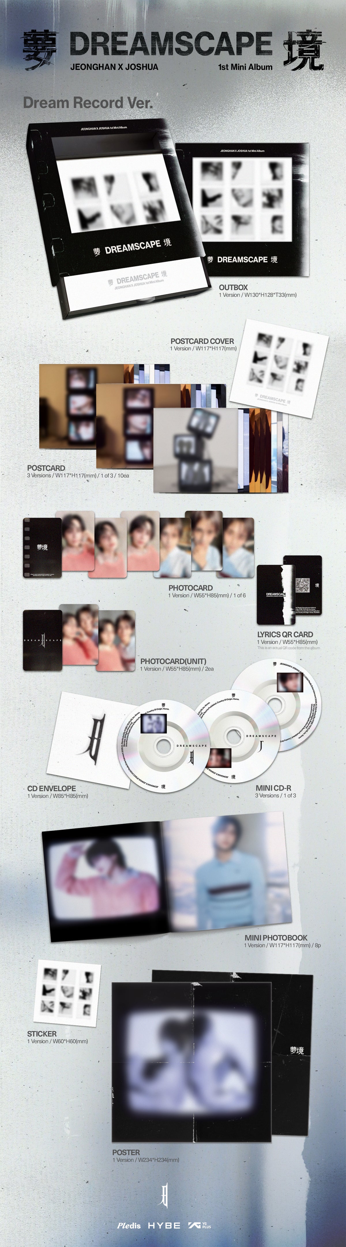 JEONGHAN X JOSHUA (SEVENTEEN) - 1st Mini Album ‘DREAMSCAPE'