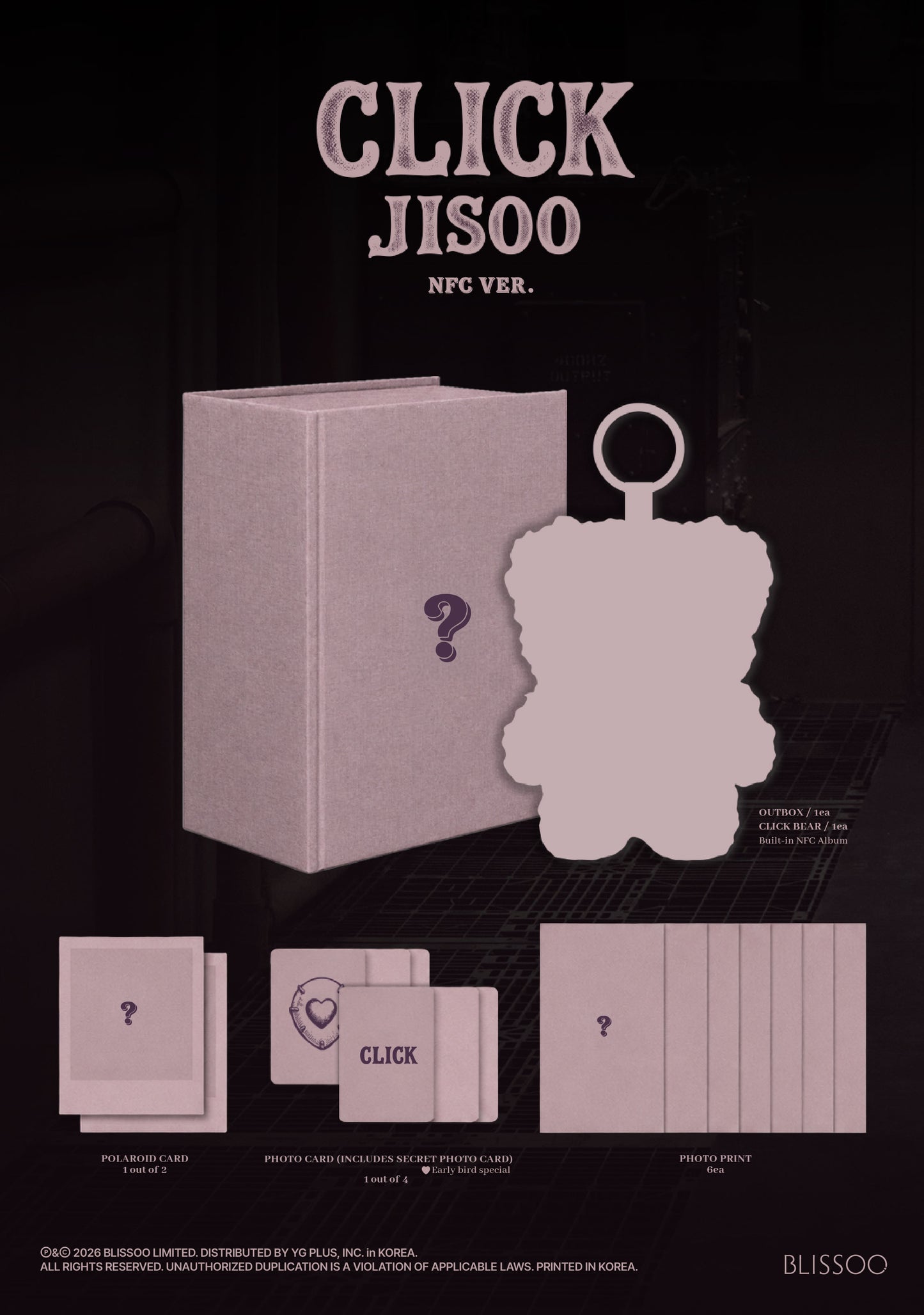 JISOO - Single Album [CLICK]