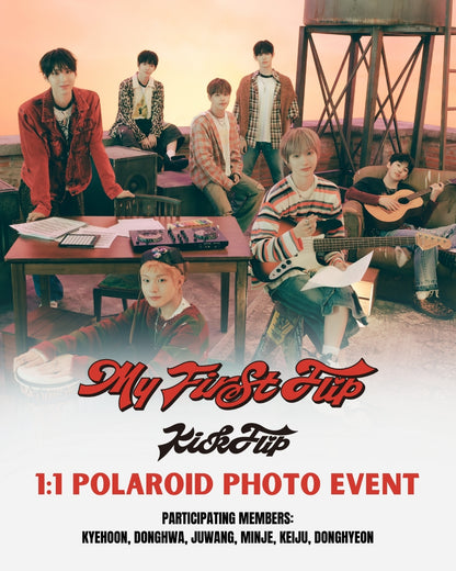 [SINGAPORE 1:1 POLAROID PHOTO EVENT] KickFlip - 3rd Mini Album [My First Flip] (CRUSH Ver.)
