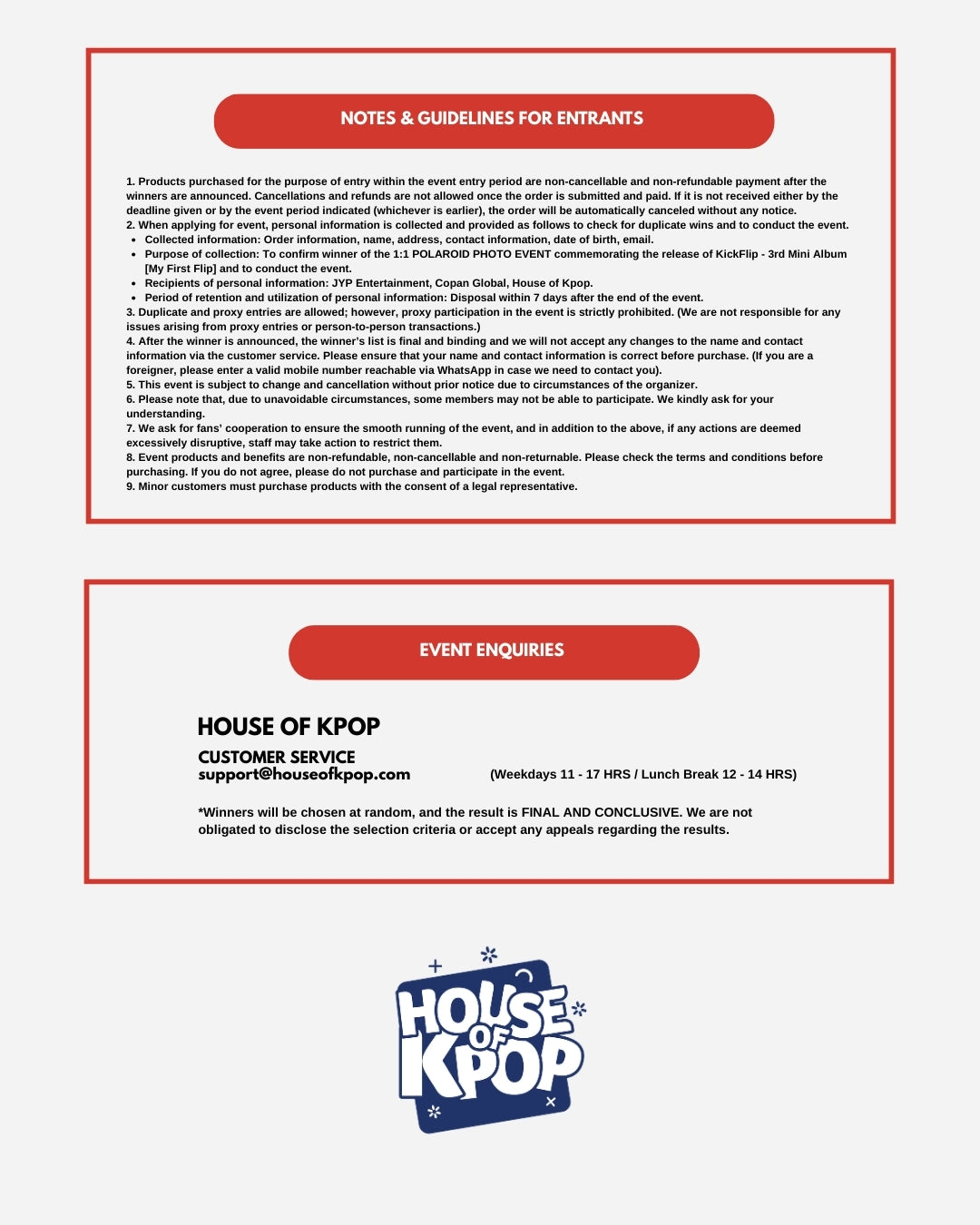 Photo Event — KickFlip… (CRUSH Ver.) | House of Kpop SG
