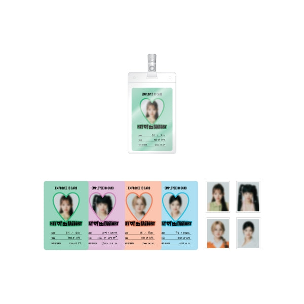 KISS OF LIFE 2024 FAN-CON [KEY OF FACTORY] MD - 04 ID CARD SET — KISS OF LIFE 2024 FAN-CON [KEY OF FACTORY] MD - 04 ID CARD SET