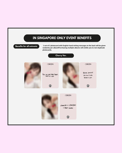 [SINGAPORE FAN SIGN EVENT] Lee Chae Yeon - 4th Mini Album [Till I Die] (Archive Book Ver.)