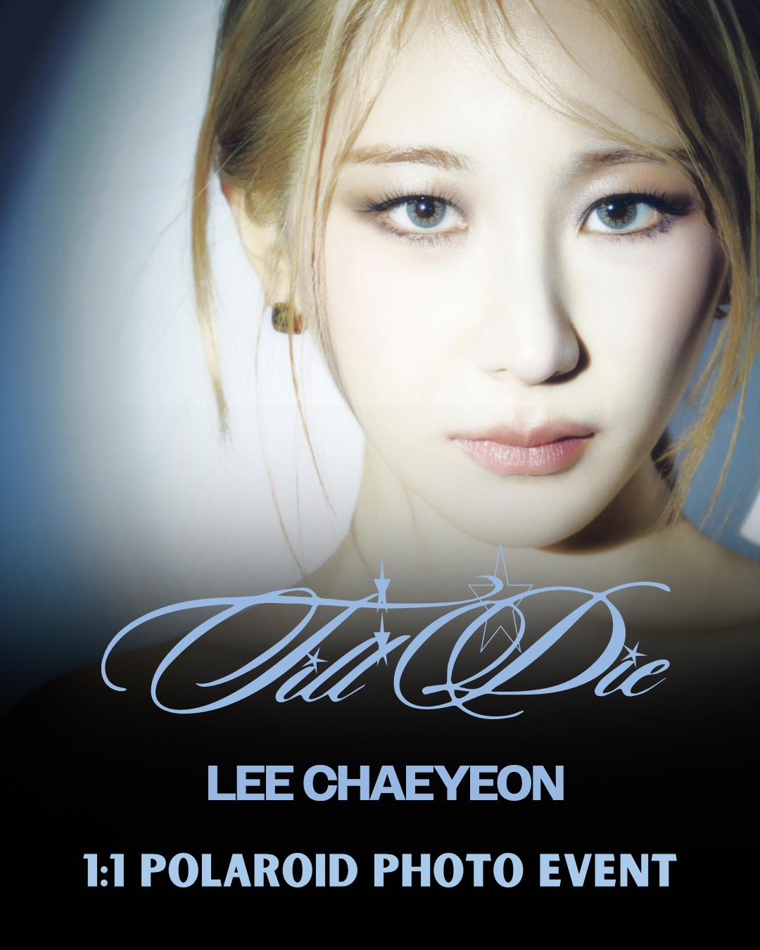 [SINGAPORE 1:1 POLAROID PHOTO EVENT] Lee Chae Yeon - 4th Mini Album [Till I Die] (Archive Book Ver.)