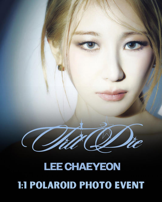 [SINGAPORE 1:1 POLAROID PHOTO EVENT] Lee Chae Yeon - 4th Mini Album [Till I Die] (Archive Book Ver.)