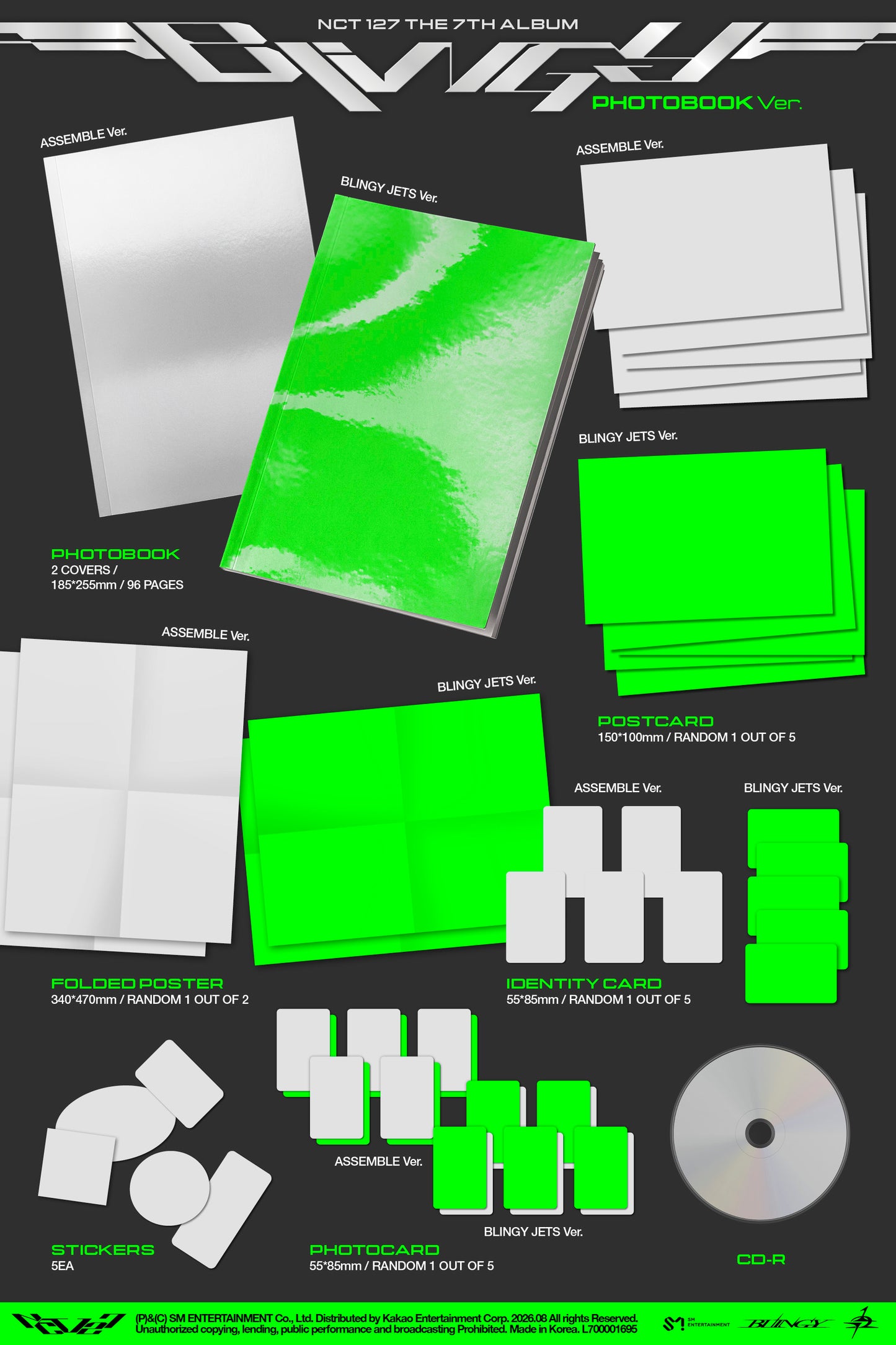 NCT 127 - 7th Album [BLINGY]