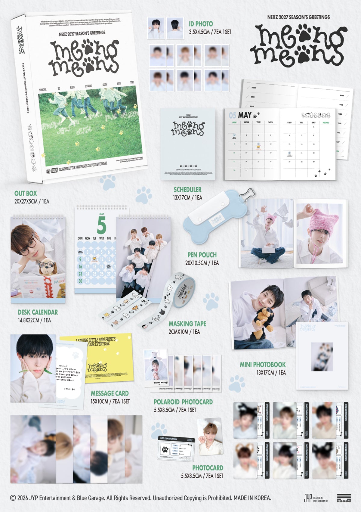 [INCLUDE WITHMUU POB] NEXZ - 2027 Season's Greetings [meong meong]