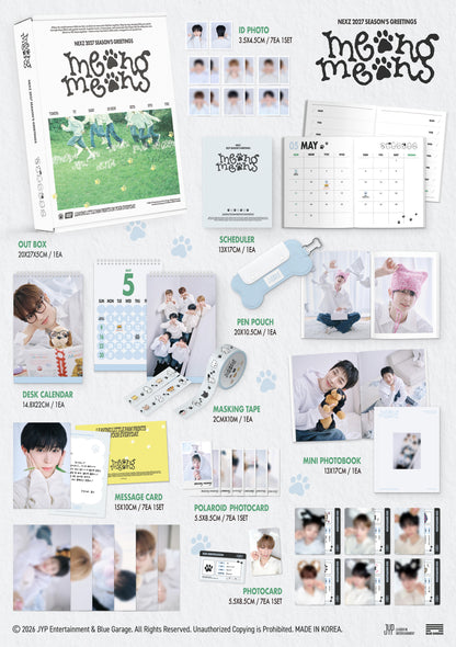 [INCLUDE WITHMUU POB] NEXZ - 2027 Season's Greetings [meong meong]