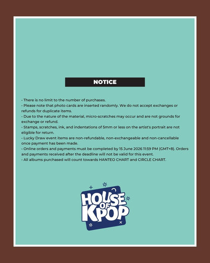 [SINGAPORE LUCKY DRAW EVENT] KickFlip - 4th Mini Album [My First Kick] (Digipack Ver.) *NON-REFUNDABLE, NON-CANCELLABLE AND NON-EXCHANGABLE*