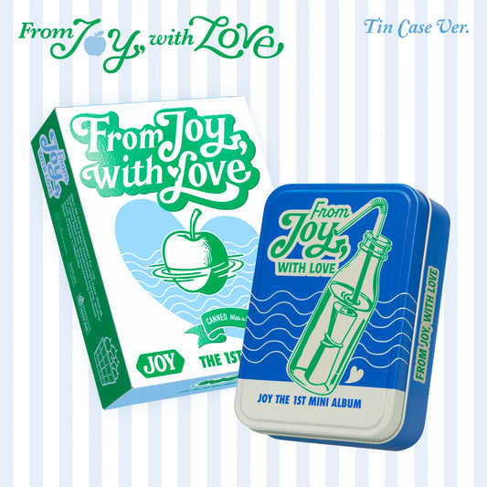 RED VELVET JOY - 1st Mini Album [From JOY, with Love] — RED VELVET JOY - 1st Mini Album [From JOY, with Love] (Tin Case Ver.) (SMART ALBUM)