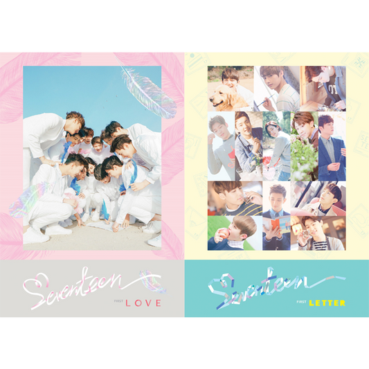 SEVENTEEN - 1st Album [FIRST LOVE & LETTER] — SEVENTEEN - 1st Album [FIRST LOVE & LETTER] (Random Ver.)