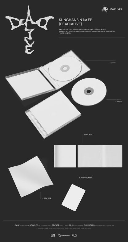SUNG HANBIN - 1st Mini Album [DEAD:ALIVE]