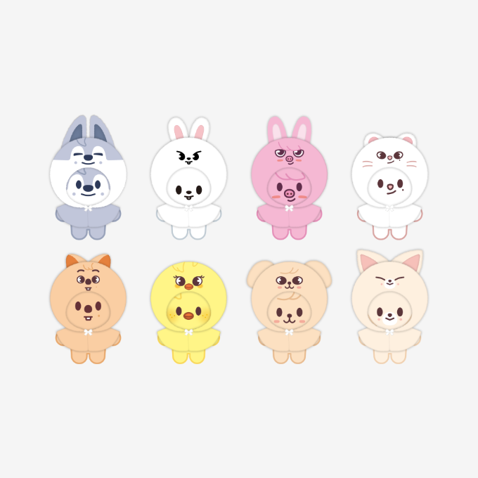 Stray Kids - [5th Fanmeeting [SKZ 5'CLOCK MD ]] SKZOO 10CM PLUSH OUTFIT — Stray Kids - [5th Fanmeeting [SKZ 5_CLOCK MD ]] SKZOO 10CM PLUSH OUTFIT