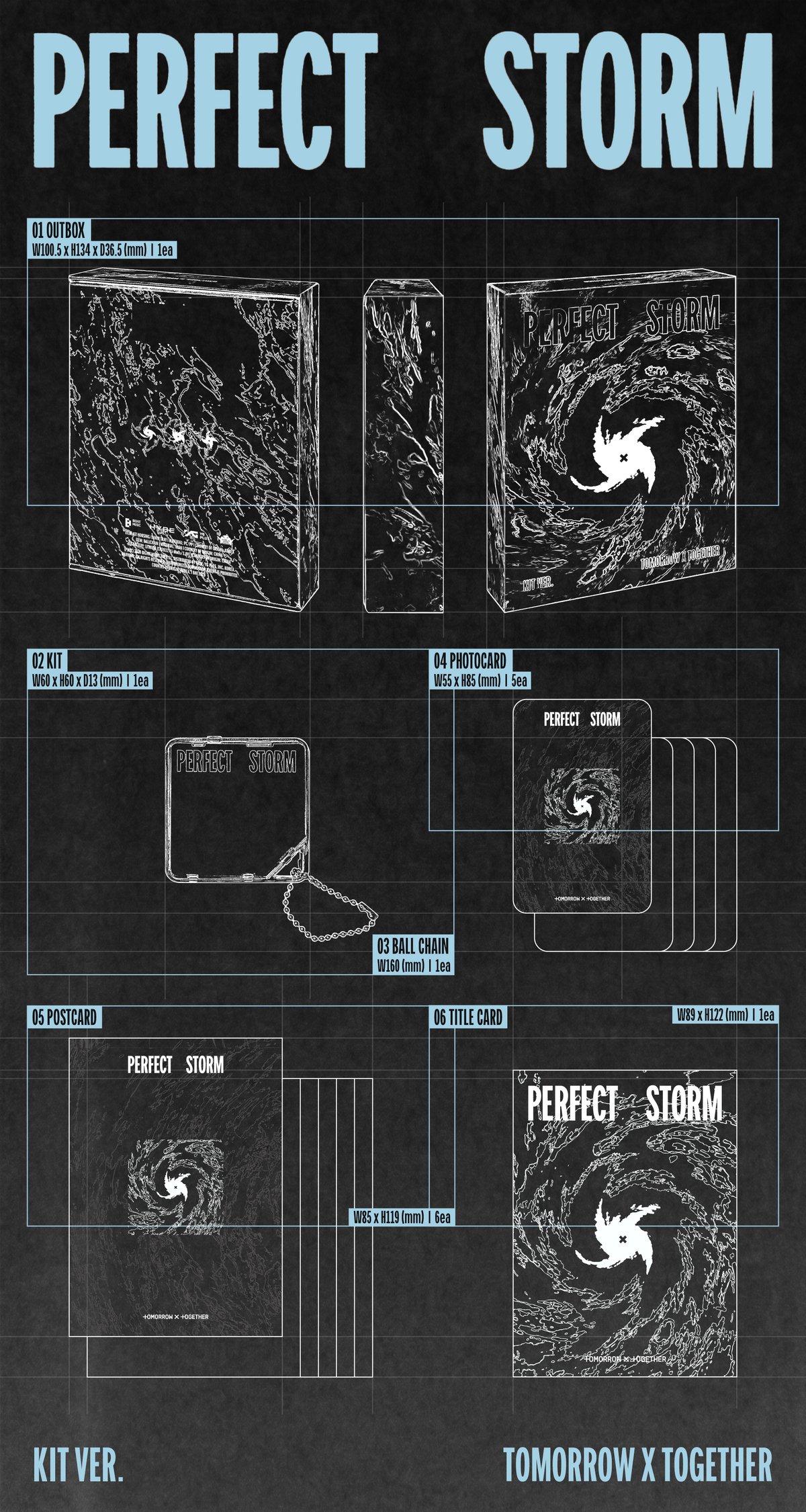 (TXT) TOMORROW X TOGETHER - 9th Mini Album [PERFECT STORM]