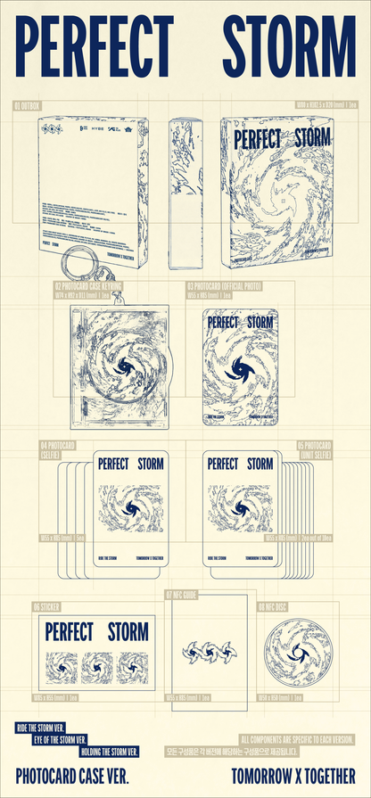 (TXT) TOMORROW X TOGETHER - 9th Mini Album [PERFECT STORM]