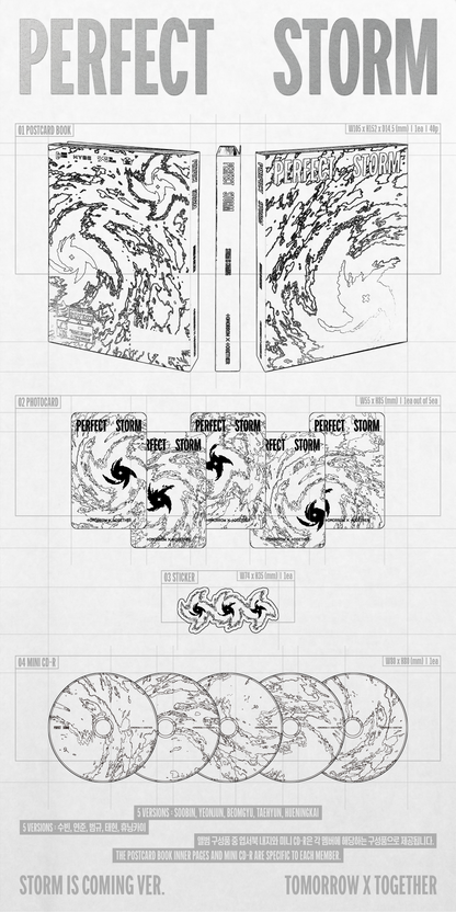 (TXT) TOMORROW X TOGETHER - 9th Mini Album [PERFECT STORM]