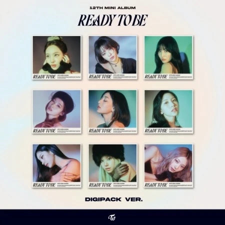 TWICE - READY TO BE / 12TH MINI ALBUM — TWICE - READY TO BE 12TH MINI ALBUM (Digipack Ver.) (Random Ver.)