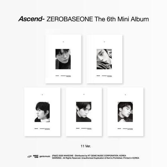 ZEROBASEONE - The 6th Mini Album [Ascend-] — ZEROBASEONE The 6th Mini Album [Ascend-] 11 Ver. (Random Ver.)