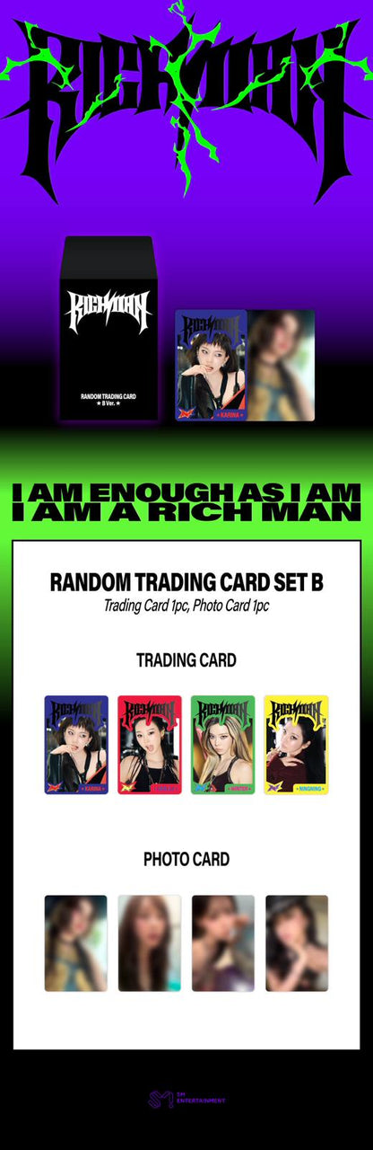 RANDOM TRADING CARD [B ver.]-aespa WEEK - #Rich_Man POP-UP MD