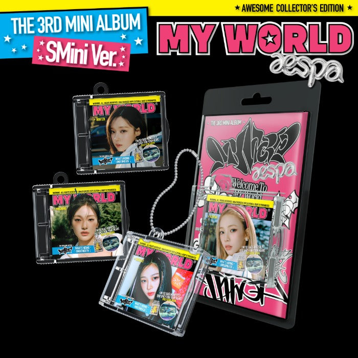 aespa - The 3rd Mini Album [MY WORLD] — aespa - The 3rd Mini Album [MY WORLD] (SMini Ver.) (Smart Album) (Random Ver.)