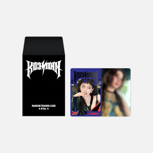 [PRE-ORDER] aespa WEEK #RichMan - RANDOM TRADING CARD [B ver.]