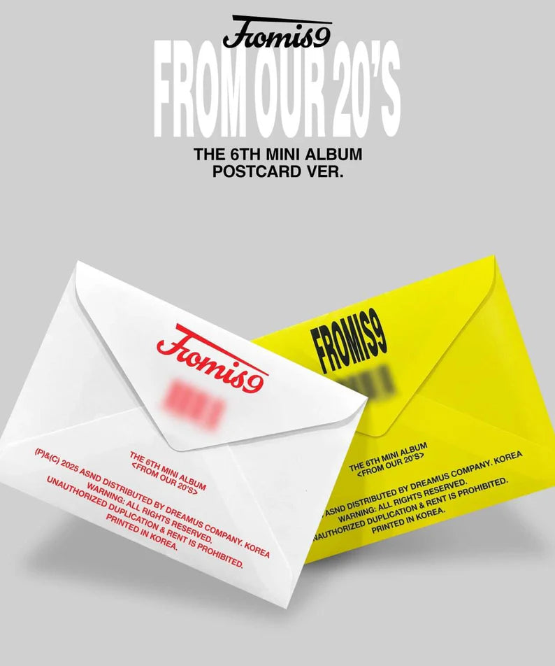 fromis_9 - 6th Mini Album [From Our 20’s] — fromis_9 - 6th Mini Album [From Our 20’s] (Postcard Ver.) (Random Ver.)