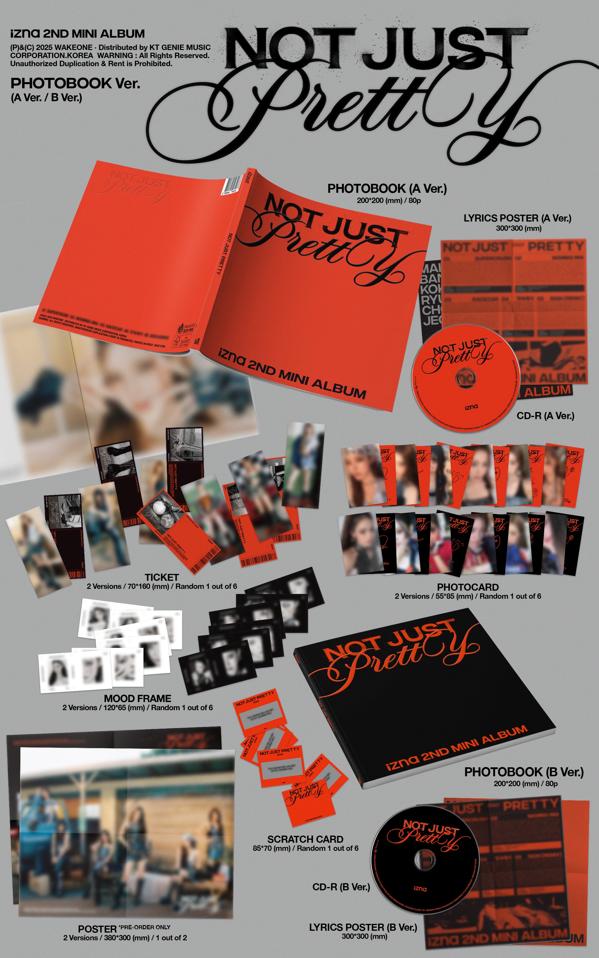 izna - 2nd Mini Album [Not Just Pretty] – House of Kpop
