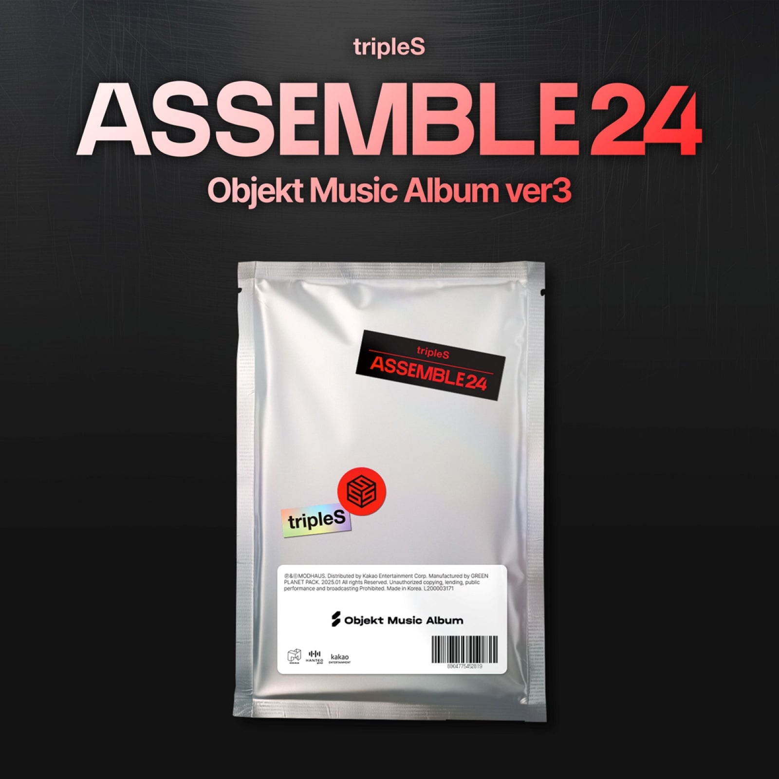 tripleS - 1st Full Album [ASSEMBLE24] — Objekt Music Album Ver.3