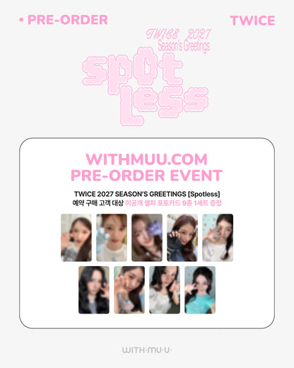 [INCLUDE WITHMUU POB] TWICE - 2027 Season's Greetings [Spotless]